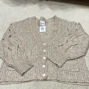 Sky to Moon - button up sweater - NWT